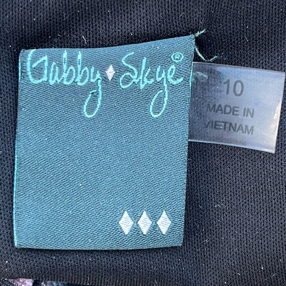 Gabby Skye striking fit & flare velvet dress 10 - Picture 12 of 14